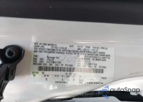 2012 Ford Focus Sel из США, поврежденный, VIN 1FAHP3M21CL390174